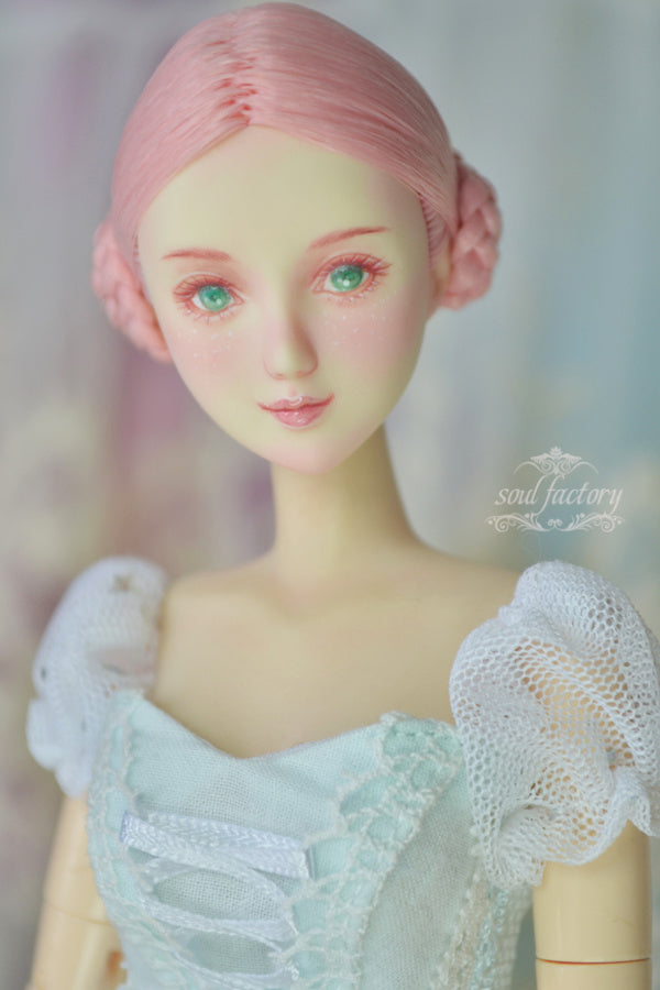 【展示のみ】手描きオビツドール フェイスアップ|花の妖精