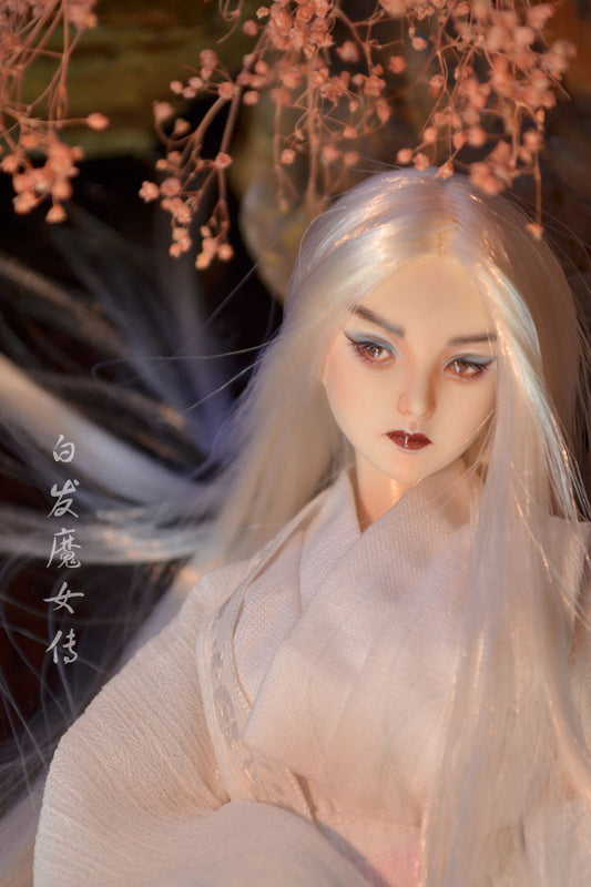 Hand-Painted Obitsu Doll Faceup | Detailed Makeup with Traditional Brush | Custom BJD Face Painting