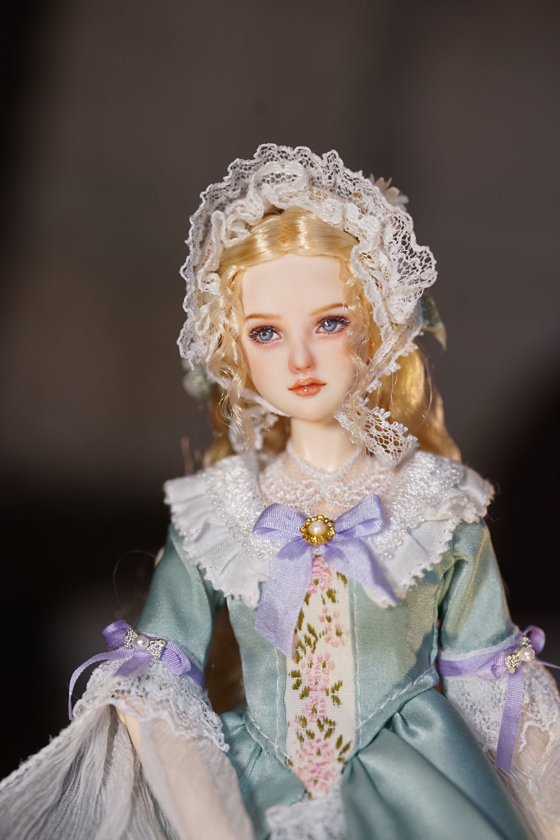 Hand-Painted Obitsu Doll Faceup | Detailed Makeup with Traditional Brush | Custom BJD Face Painting