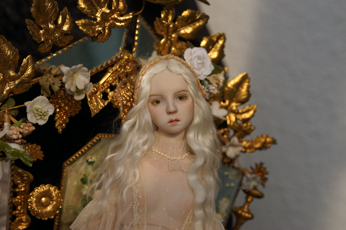 【 DISPLAY ONLY】Handcrafted Bisque Doll  porcelain doll | Maria