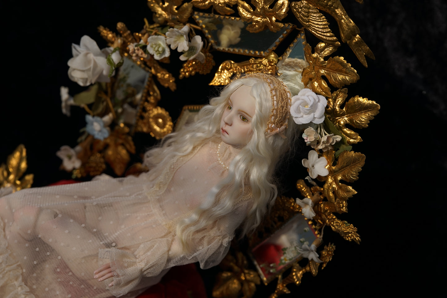 【 DISPLAY ONLY】Handcrafted Bisque Doll  porcelain doll | Maria