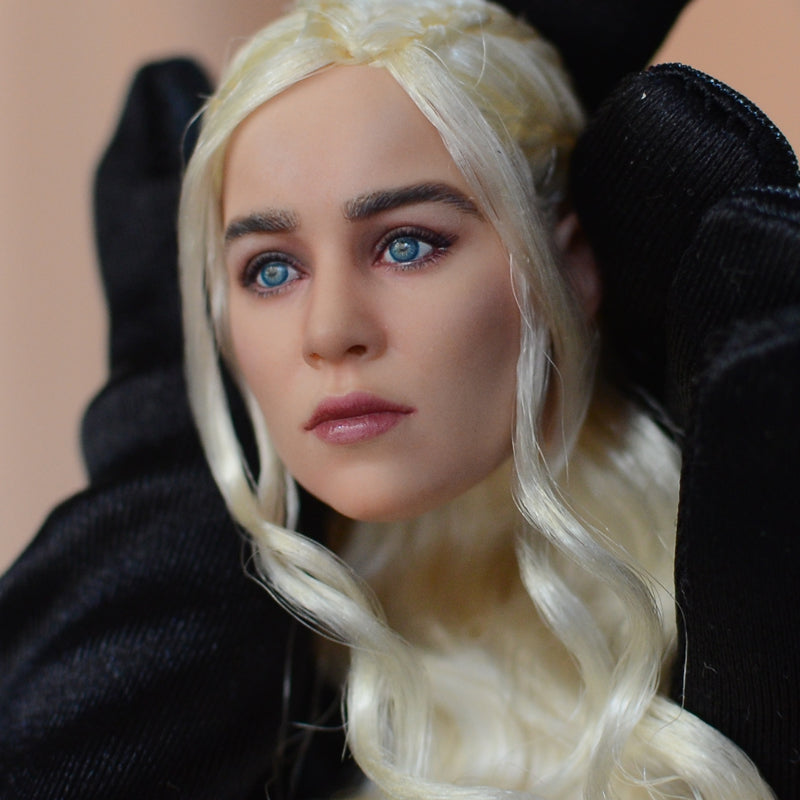 Hand-Painted Figure Faceup | Detailed Makeup with Traditional Brush | Custom BJD Face Painting