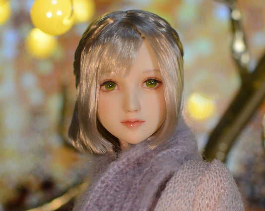 Hand-Painted Figure Faceup | Detailed Makeup with Traditional Brush | Custom BJD Face Painting