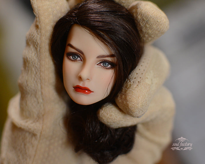 Hand-Painted Figure Faceup | Detailed Makeup with Traditional Brush | Custom BJD Face Painting