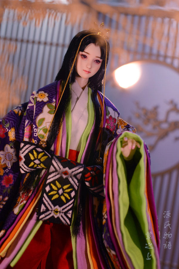 【展示のみ】手描きオビツドール フェイスアップ|源氏物語 紫の上