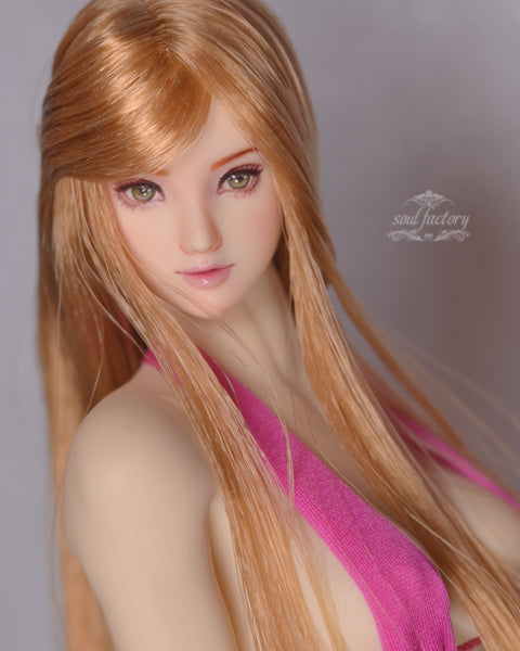 【展示用】手描きフィギュアフェイスアップ|細部までこだわったメイクアップ