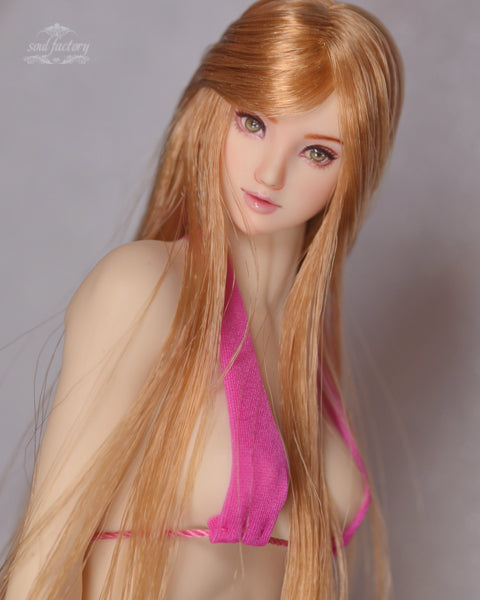 【展示用】手描きフィギュアフェイスアップ|細部までこだわったメイクアップ