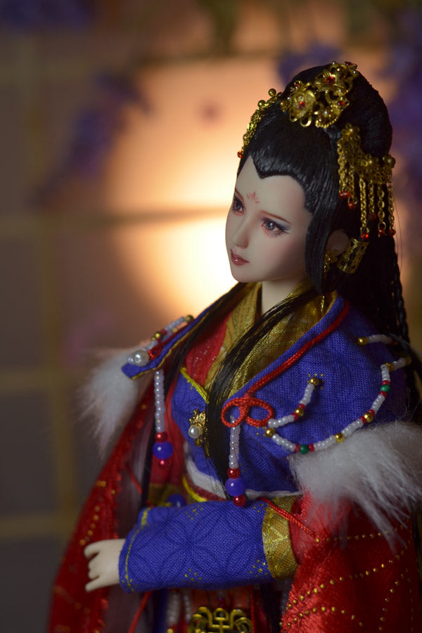 【展示のみ】手描きオビツドール フェイスアップ|蘭陵王女