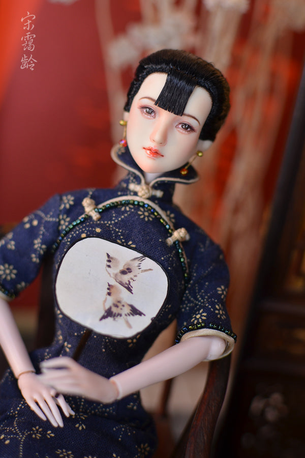 【展示のみ】手描きオビツドール フェイスアップ|宋姉妹 アイリン