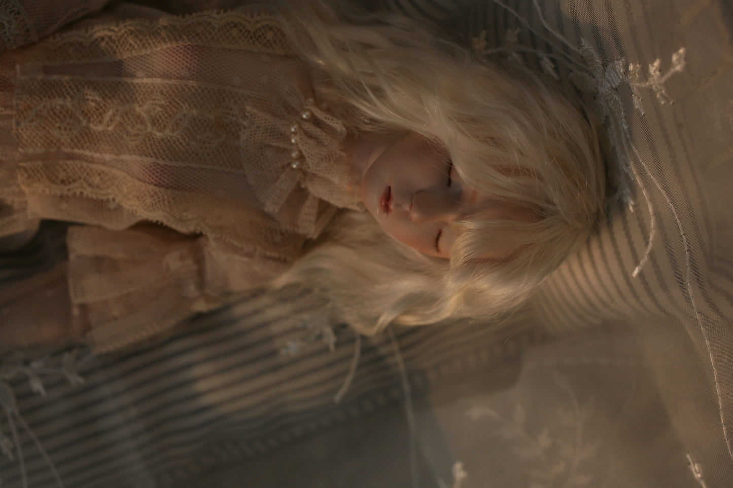 【展示のみ】手作りビスクドール 陶器人形|パール