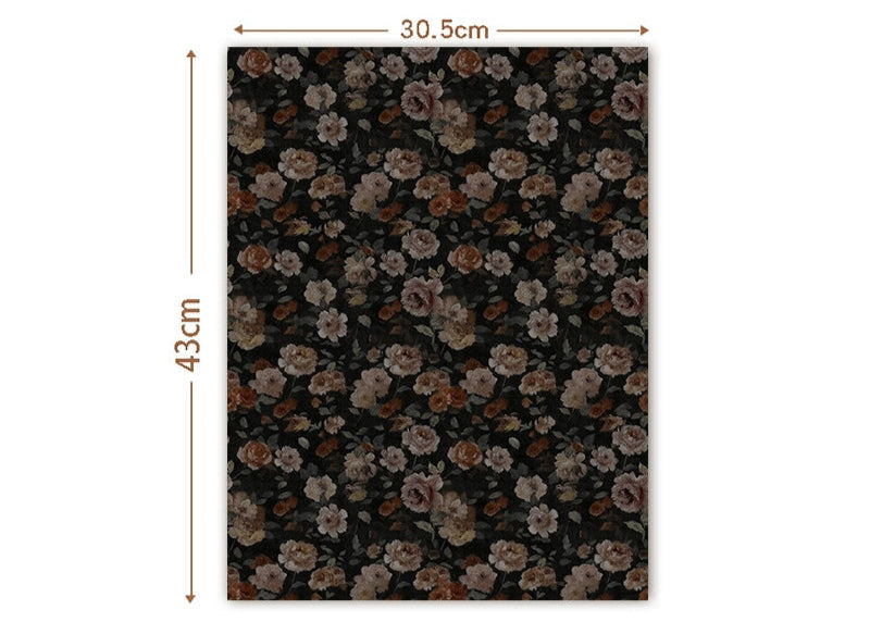 1/6 Scale Dollhouse Wallpaper – waterproof material | DIY Miniature Wall Decoration for BJD & Blythe