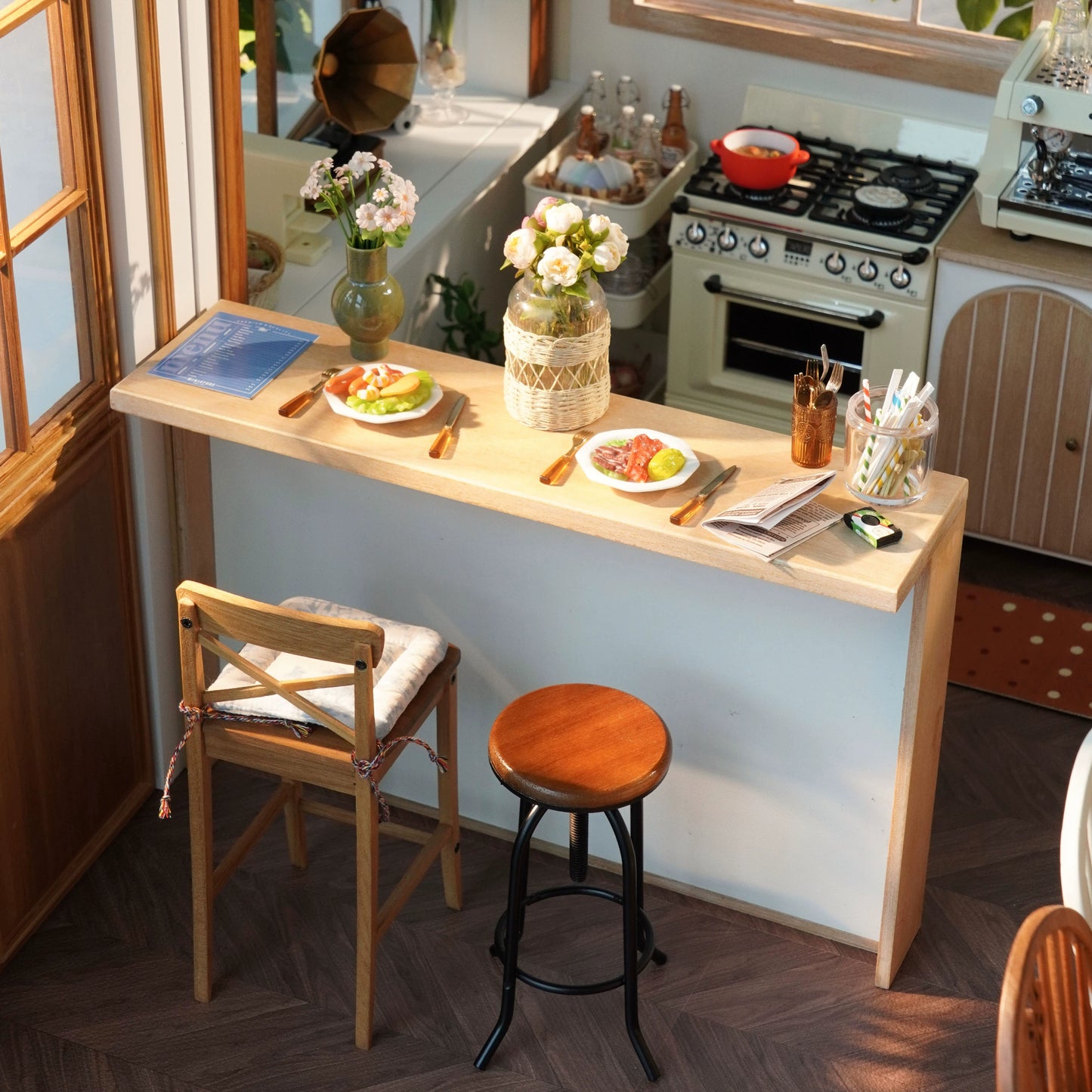1/6 miniture Kitchen Bar table