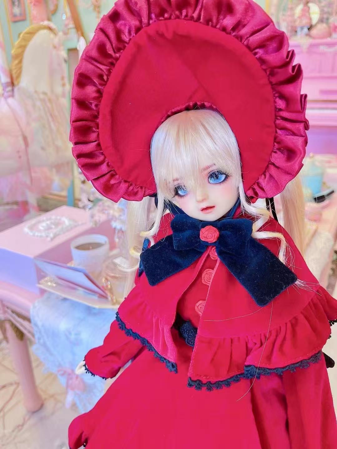 【展示用】手描き塗装済みフィギュア フェイスアップ | 真紅