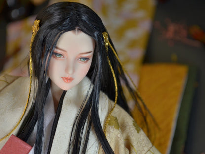 Hand-Painted Figure Faceup | Detailed Makeup with Traditional Brush | Custom BJD Face Painting