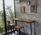 1/6スケール ハイテーブル＆バースツール ミニチュア家具 ドールハウス ジオラマ小物