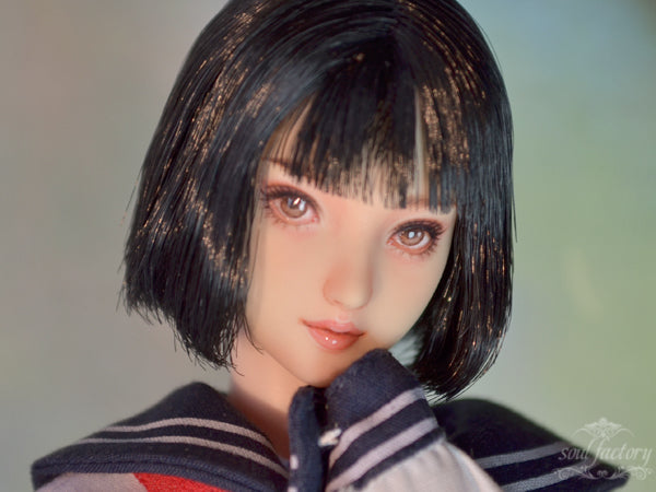 Hand-Painted Figure Faceup | Detailed Makeup with Traditional Brush | Custom BJD Face Painting