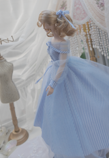 1/6ドール用 ヴィンテージライトブルードレスセット｜Barbie・Silkstone対応 5点セット
