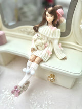 1/6ドール用 ふんわりニットリボンセーターセット｜Blythe・Azone・Obitsu24・Licca・momoko 対応｜4点セット