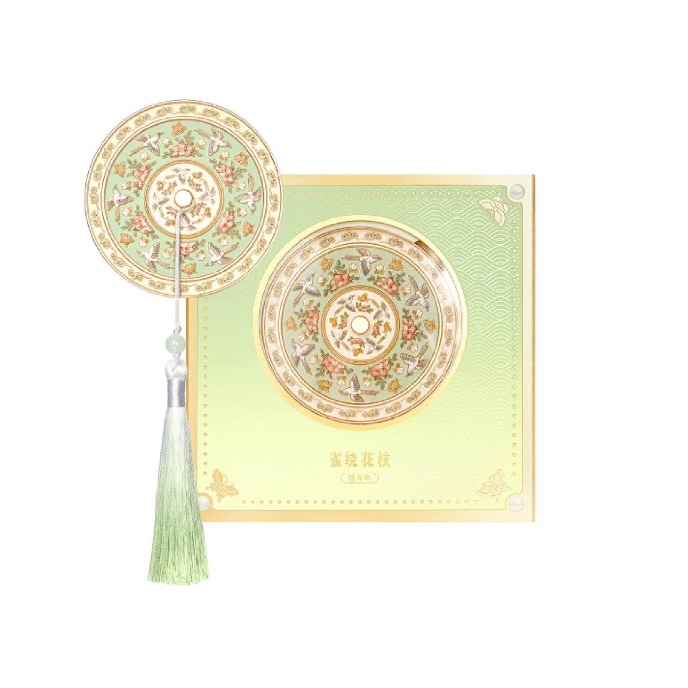 故宮風携帯ミラー 櫛付きギフトセット 中華風記念品