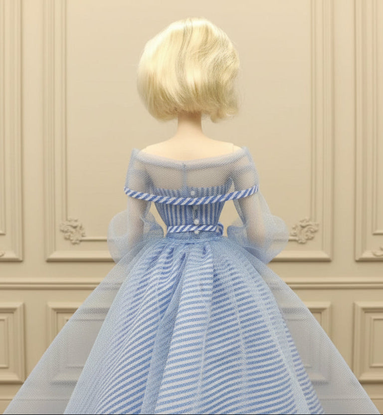 1/6ドール用 ヴィンテージライトブルードレスセット｜Barbie・Silkstone対応 5点セット