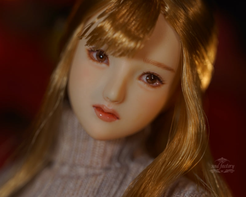 Hand-Painted Figure Faceup | Detailed Makeup with Traditional Brush | Custom BJD Face Painting