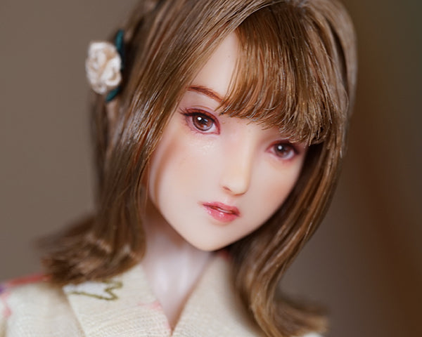 Hand-Painted Figure Faceup | Detailed Makeup with Traditional Brush | Custom BJD Face Painting