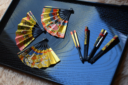 1/6スケール ハンドメイド 日本製 ドール用扇子 | BJD＆オビツドール用 職人ミニ扇子