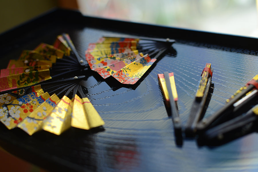 1/6スケール ハンドメイド 日本製 ドール用扇子 | BJD＆オビツドール用 職人ミニ扇子