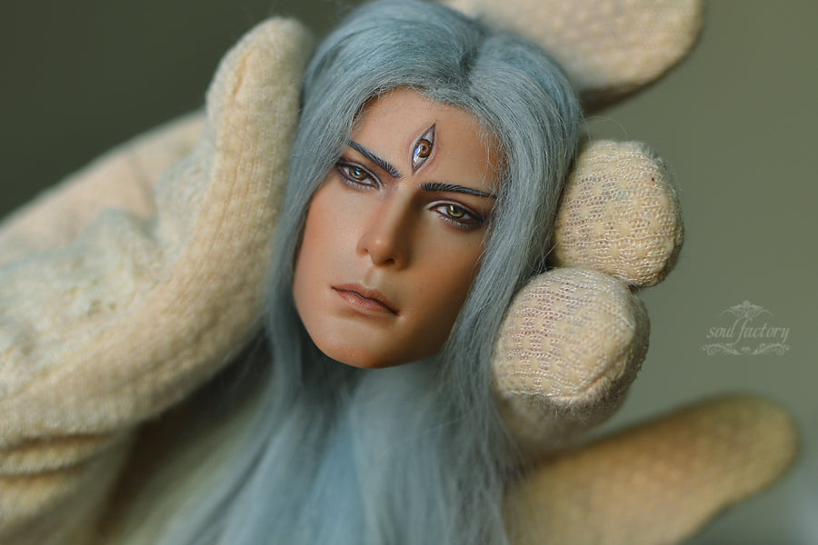 Hand-Painted Figure Faceup | Detailed Makeup with Traditional Brush | Custom BJD Face Painting