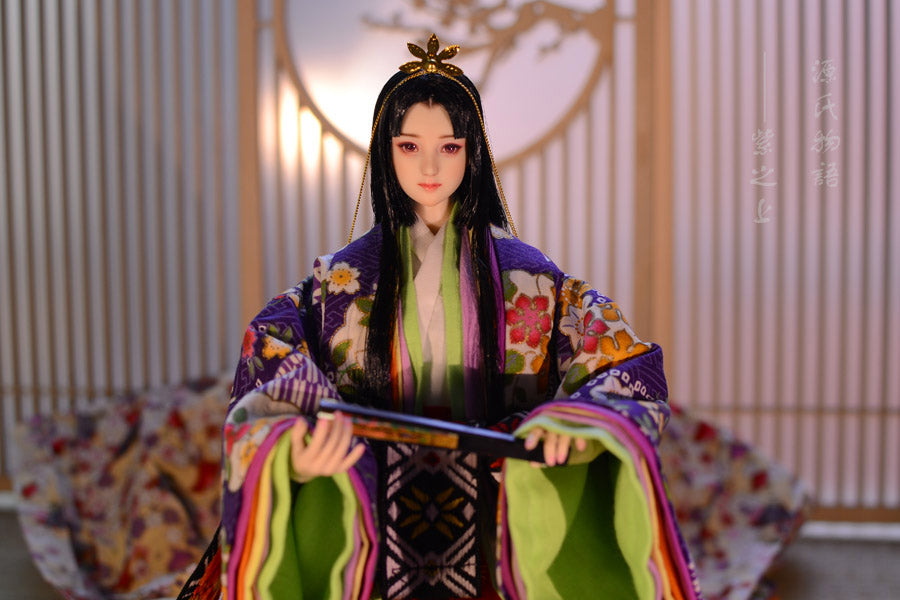 【展示のみ】手描きオビツドール フェイスアップ｜源氏物語 紫の上