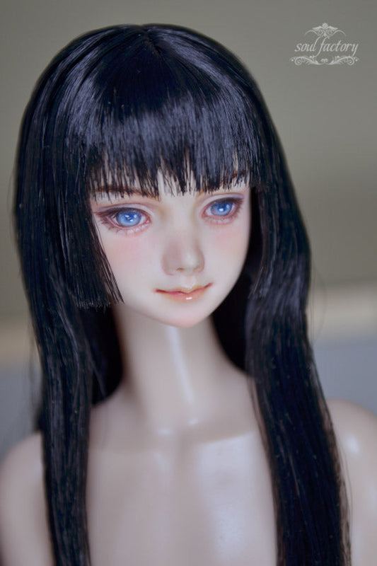 Hand-Painted Obitsu Doll Faceup | Detailed Makeup with Traditional Brush | Custom BJD Face Painting