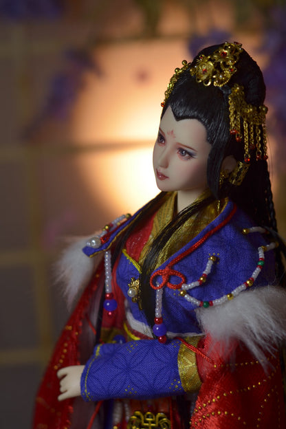 【展示のみ】手描きオビツドール フェイスアップ｜蘭陵王女