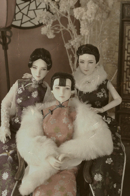 【展示のみ】手描きオビツドール フェイスアップ｜宋姉妹 アイリン