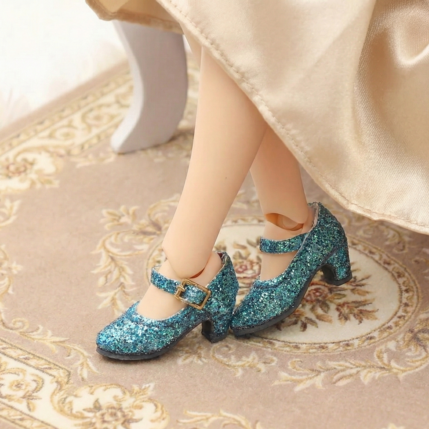 Satin Ribbon Back High-Heel Doll Shoes – Multi-Color Options | Fits Blythe, Licca, Azone, Momoko, Poppy Parker, FR & Obitsu 22/24