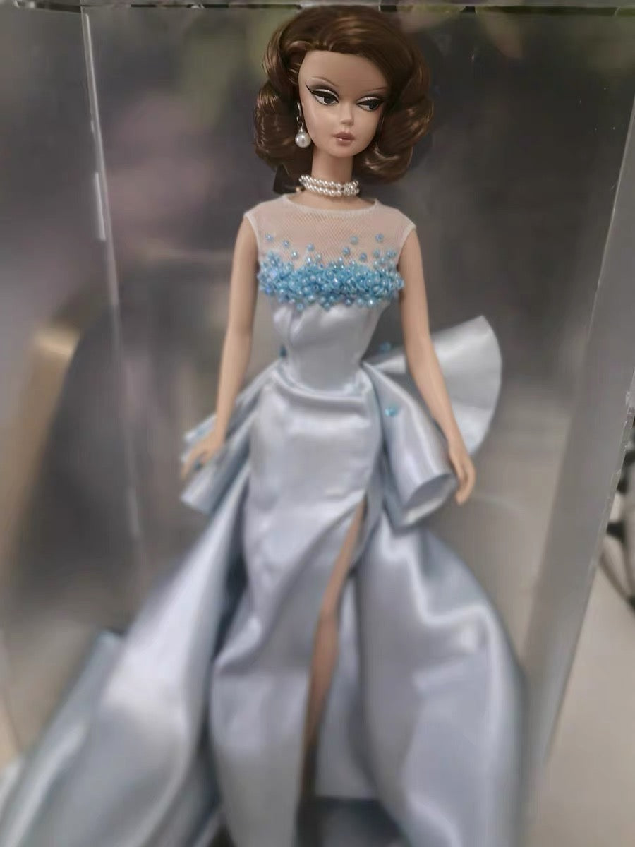 【受注製作】1/6ドール用 オートクチュール風サテンイブニングドレス｜カラー変更・サイズオーダー対応