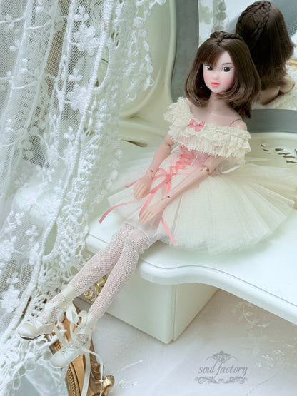 1/6スケール クラシックバレエチュチュドレス – 4色展開｜オビツ24・momoko・Azone・バービー・ST・FR対応｜バレエシューズ追加可能