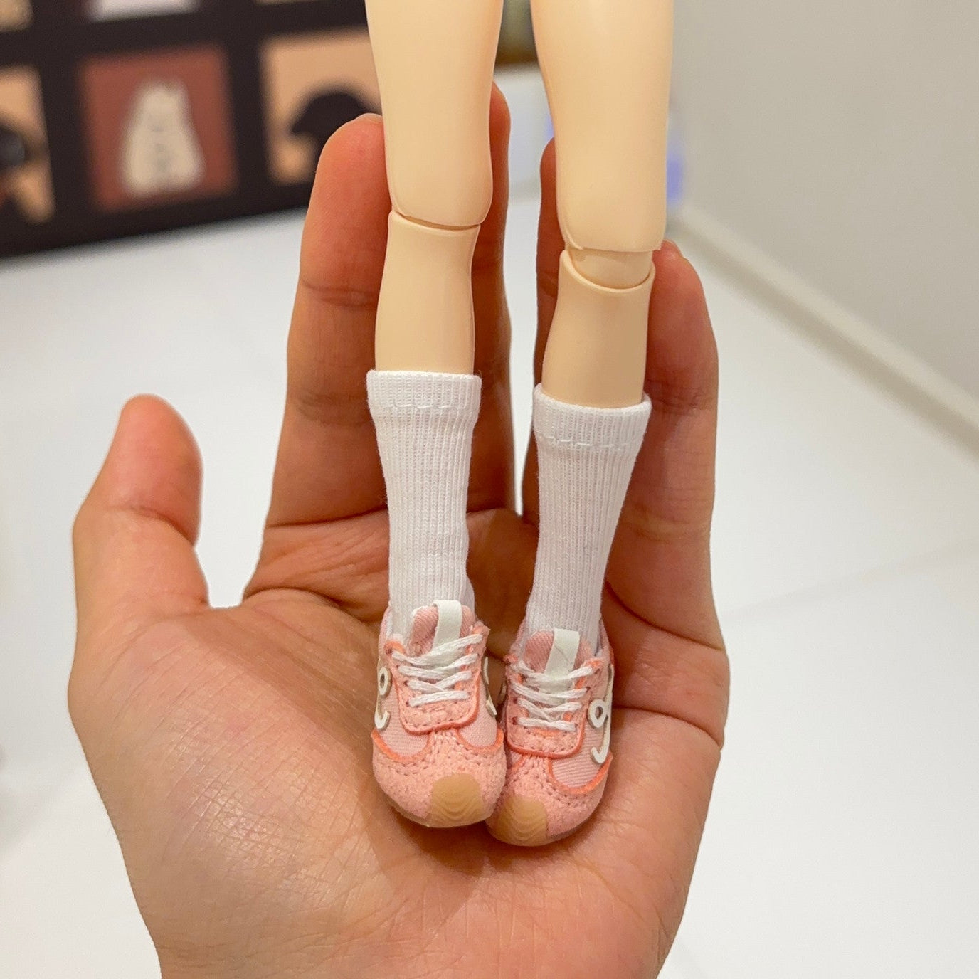 1/6ドール用 刷繋入りスニーカー（ユニバーサルフィット）