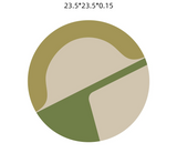 1/6ドールハウスモデル家具アクセサリーミニモデルカーペット