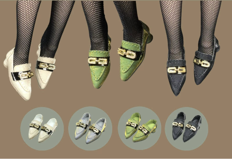 ブライス リカちゃん アゾン モモコ ポピーパーカー FR オビツ24 22 ドール シルク レトロ ブリティッシュスタイル スモールレザーシューズ