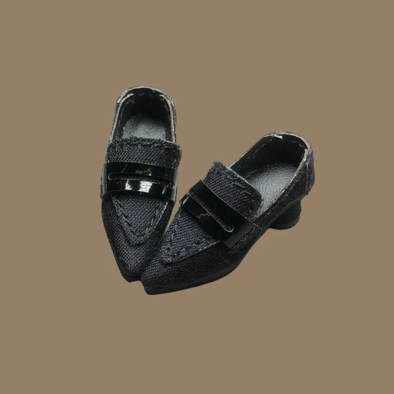 ブライス リカちゃん アゾン モモコ ポピーパーカー FR オビツ24 22 ドール シルク レトロ ブリティッシュスタイル スモールレザーシューズ