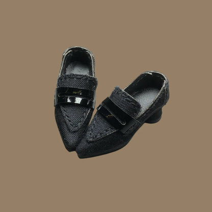 ブライス リカちゃん アゾン モモコ ポピーパーカー FR オビツ24 22 ドール シルク レトロ ブリティッシュスタイル スモールレザーシューズ