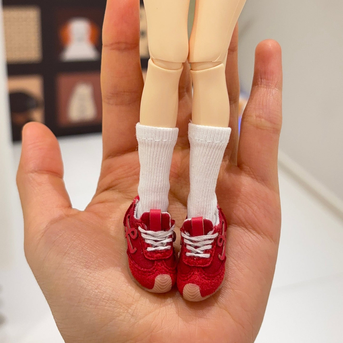 1/6ドール用 刷繋入りスニーカー（ユニバーサルフィット）