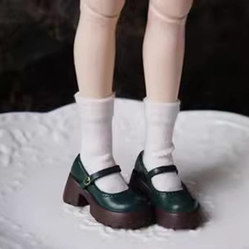 1/6ドール用 厚底エナメル メリージェーン シューズ