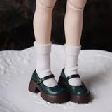 1/6ドール用 厚底エナメル メリージェーン シューズ