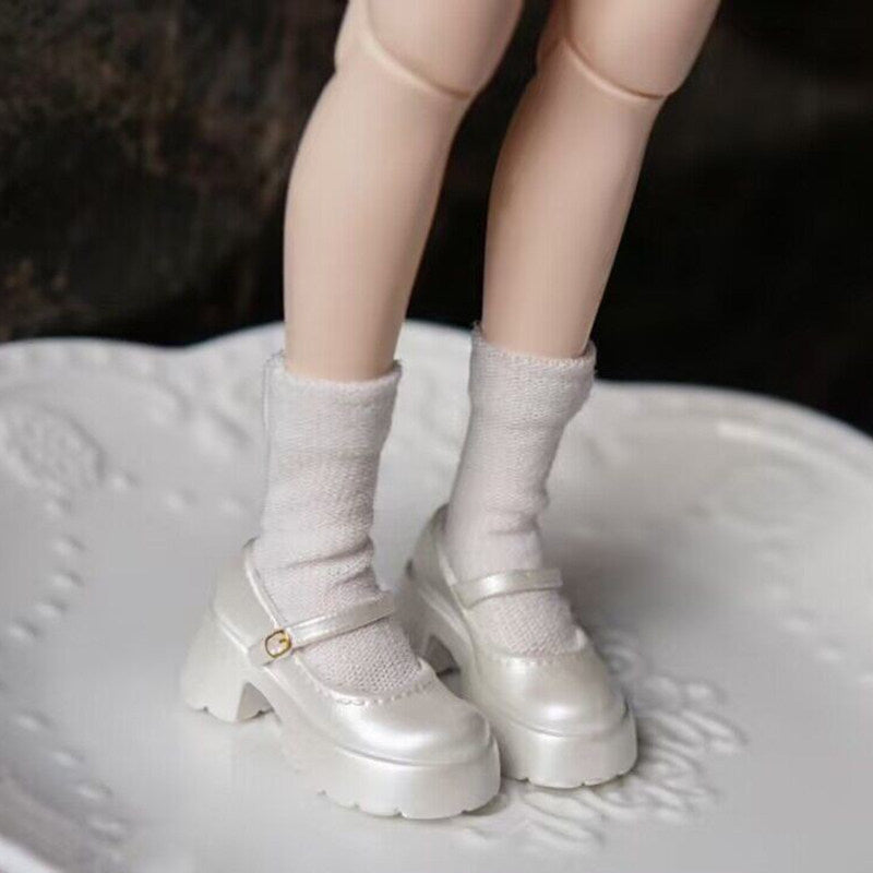 1/6ドール用 厚底エナメル メリージェーン シューズ