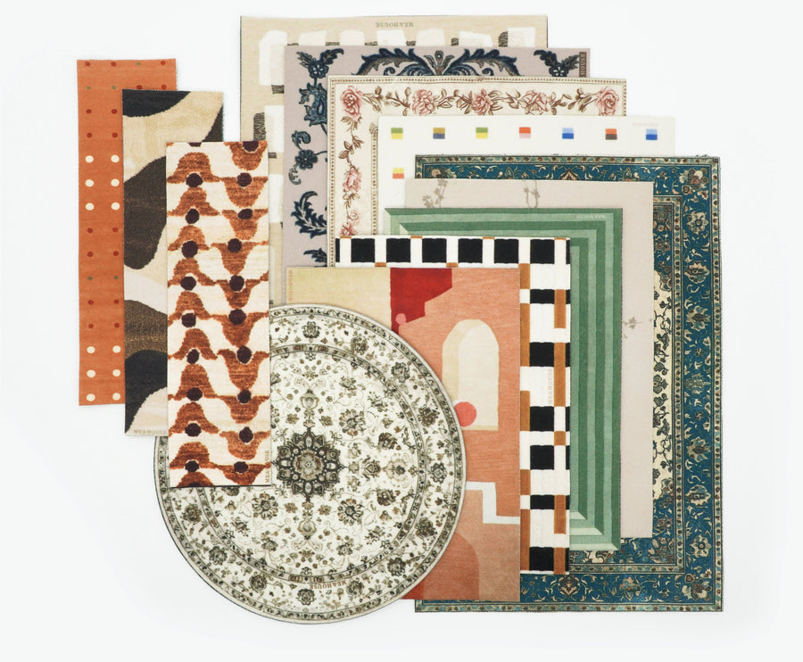 1/6ドールハウスモデル家具アクセサリーミニモデルカーペット