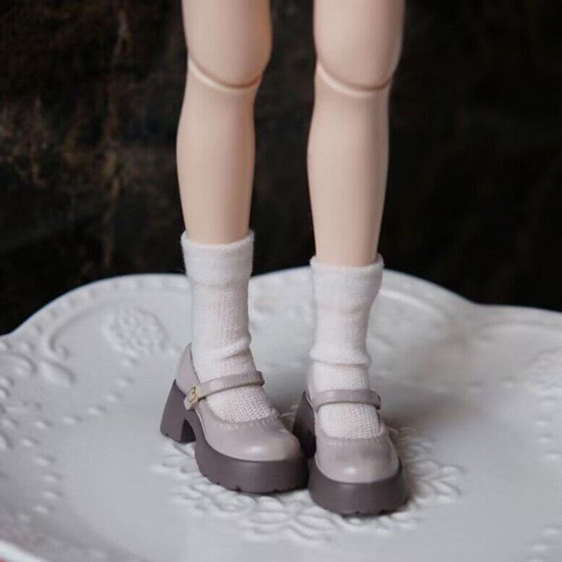 1/6ドール用 厚底エナメル メリージェーン シューズ