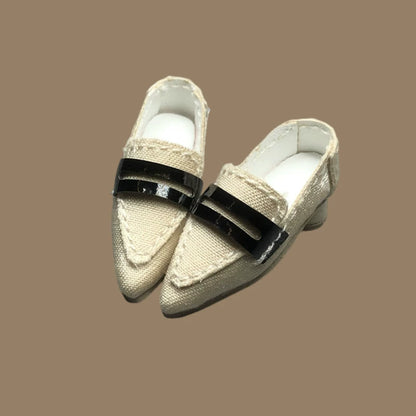 ブライス リカちゃん アゾン モモコ ポピーパーカー FR オビツ24 22 ドール シルク レトロ ブリティッシュスタイル スモールレザーシューズ