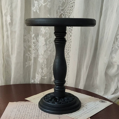 Handmade Vintage Carved Round Table – Multi-Color Options | Fits 1/3, 1/4, 1/6 Scale Dolls