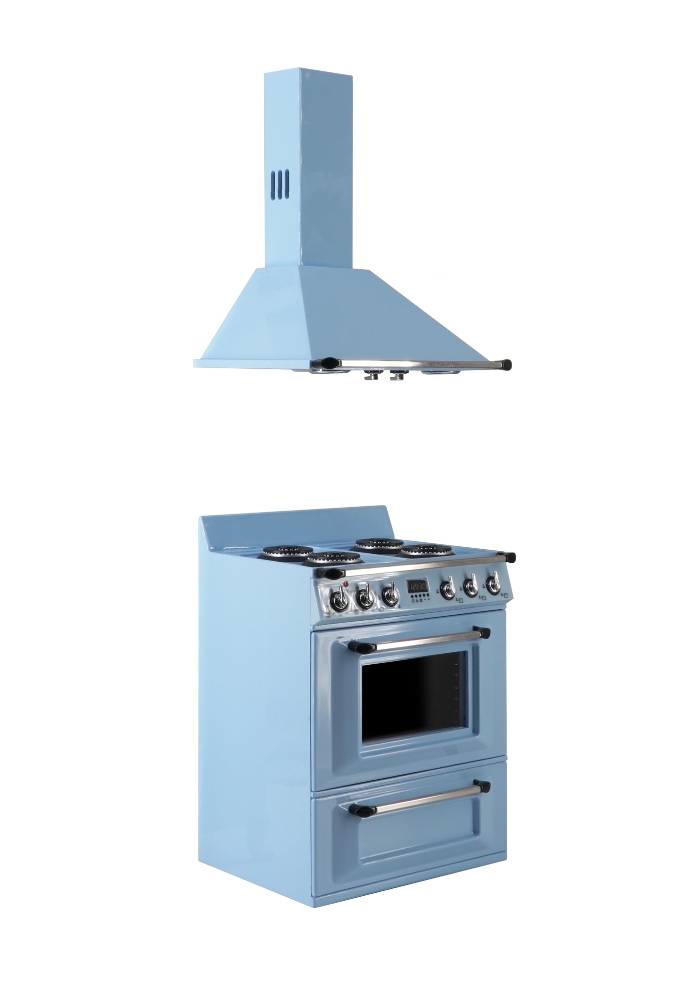 1/6ドールハウスモデル家具ライトアップオーブン